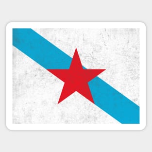 Galicia Estreleira - Vintage Faded Look Design Sticker